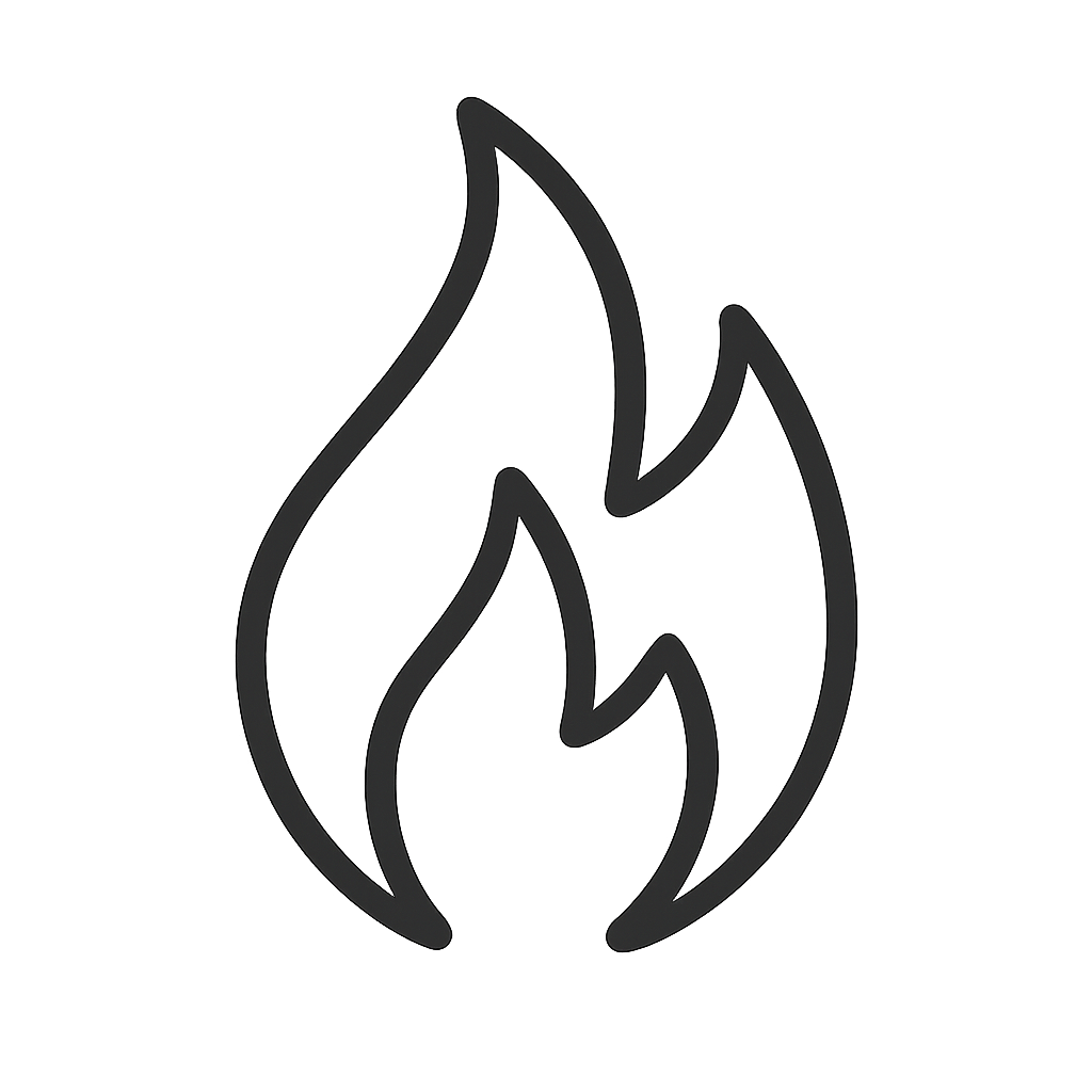 Fire icon representing red teaming